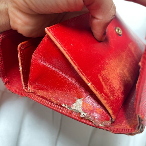 LV Red Epi Long Wallet - Picture 7 of 14